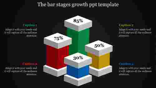 growth ppt template-The bar stages growth ppt template-Style 1